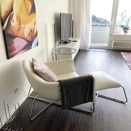 Modernes Mit Traumhaftem Sunset Blick