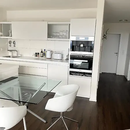 Modernes Mit Traumhaftem Sunset Blick